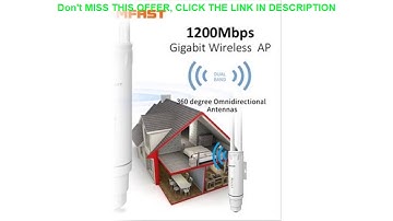 Top New Comfast High Power AC1200 Outdoor Wireless wifi Repeater AP/WIFI Router 1200Mbps Dual Dand