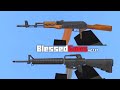 Blessed Guns Addon V2.1.17 Update | 3d Guns Addon Minecraft Pe/Bedrock 1.21.90-100+