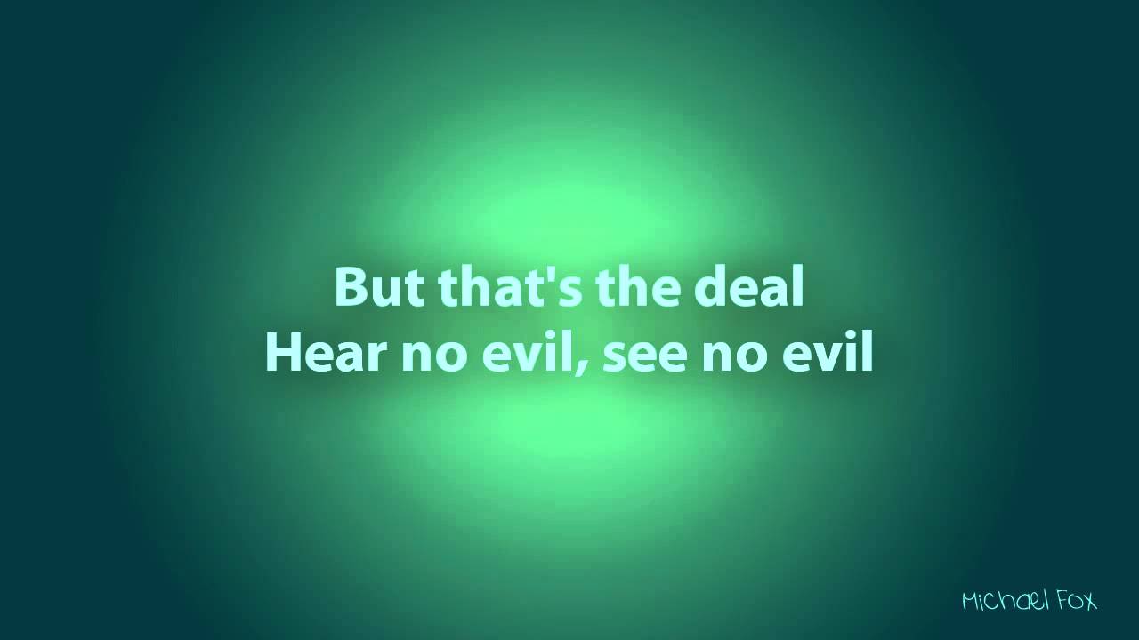 August Rigo - See No Evil [Lyrics on Screen] M'Fox