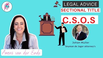 CSOS | Sectional title Ombud Services in  South Africa