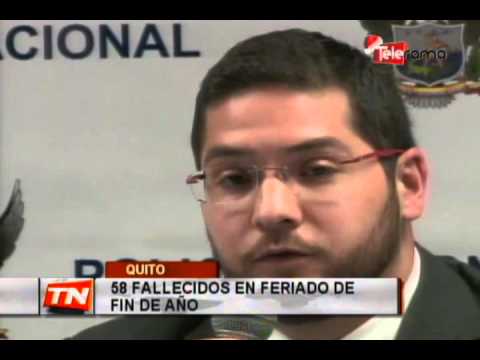 58 fallecidos en feriado de fin de año
