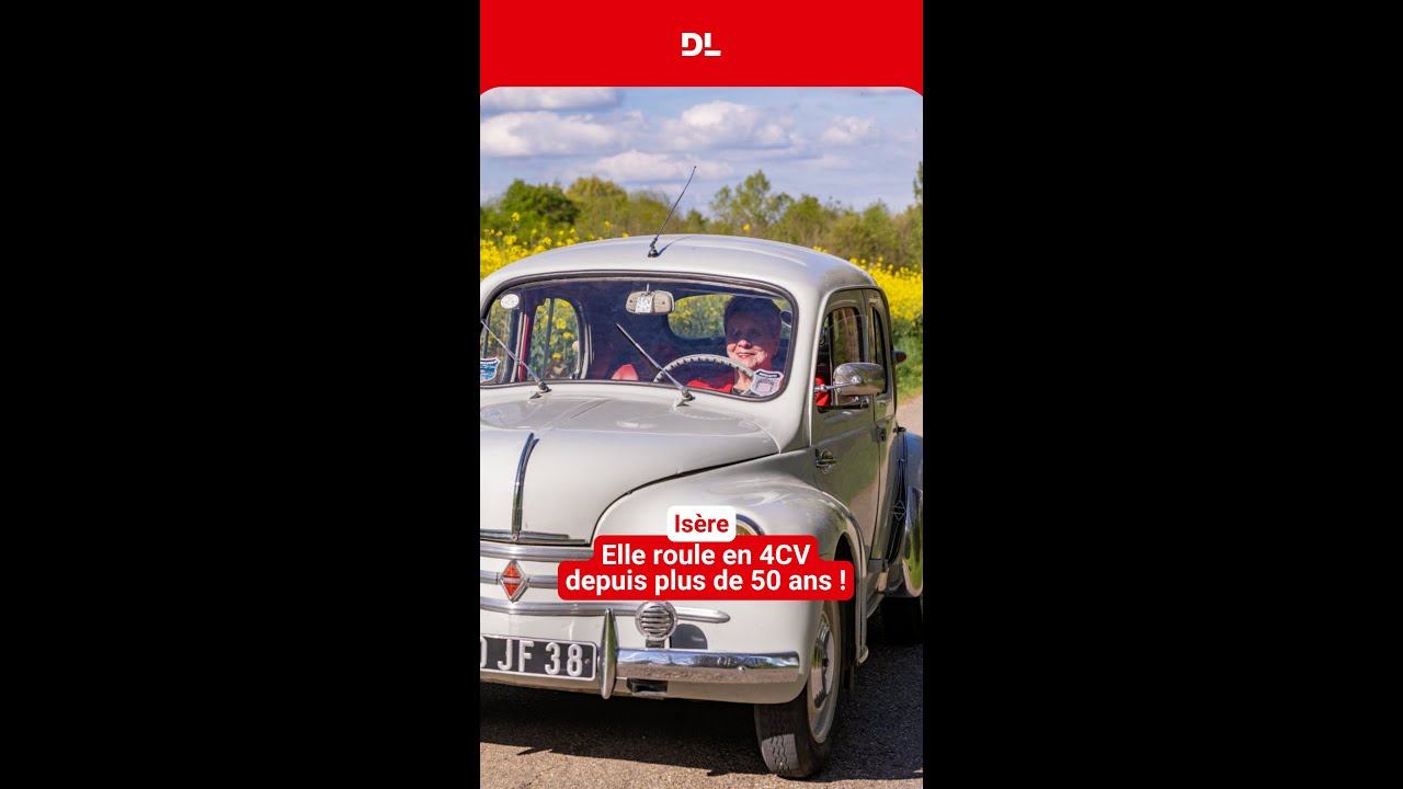 Elle roule en 4 CV depuis 1972
