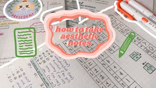 (SPM A+ NOTES) how to EASILY take neat aesthetic notes