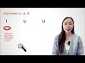 Chinese Pinyin- the 6 basic vowels:a o e i u ü