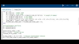 FEM Truss Analysis in MATLAB | Step-by-Step Tutorial for Beginners
