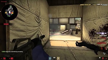 CS:GO - 4K on cache at B as CT (stream highlight)