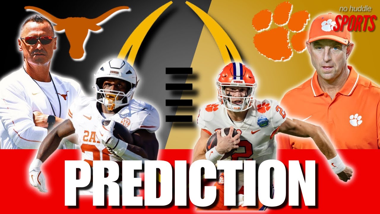 Clemson vs Texas | PREDICTIONS | Dabo Swinney | Steve Sarkisian | CFP ...