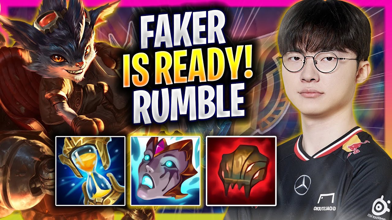 FAKER IS READY TO PLAY RAMBLE! - T1 Faker Plays Rumble TOP vs Lulu ...