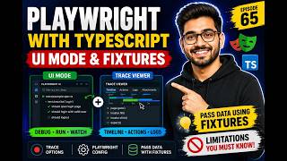 65. UI Mode and passing data using fixtures | | Playwright TypeScript 2026