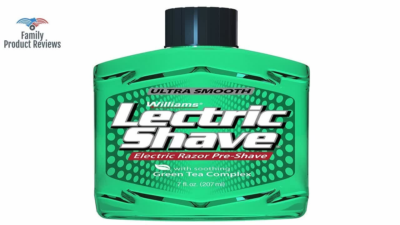 Williams Lectric Shave Electric Razor PreShave 7 Ounce YouTube