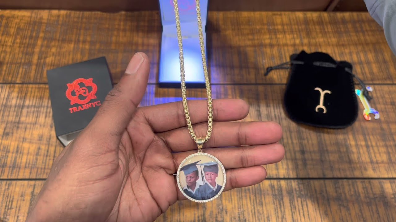 Jacoje 3.5 Rounded Box Chain Unboxing / Review w/ Trax NYC Photo Pendant