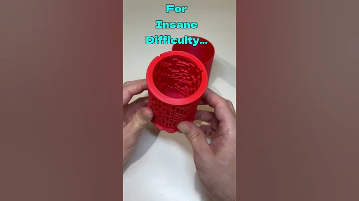 Last minute Christmas Gift 3D printed Dual layer puzzle maze