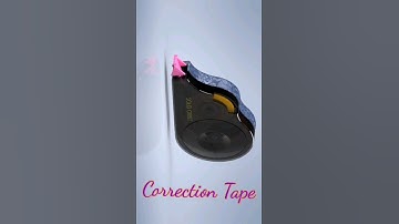 The Inner Mechanics of Correction Tape : A 3D Animated Exploration || #shorts #viral #trending #3d