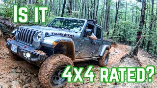 Jeep Gladiator OffRoading With 35” Tires