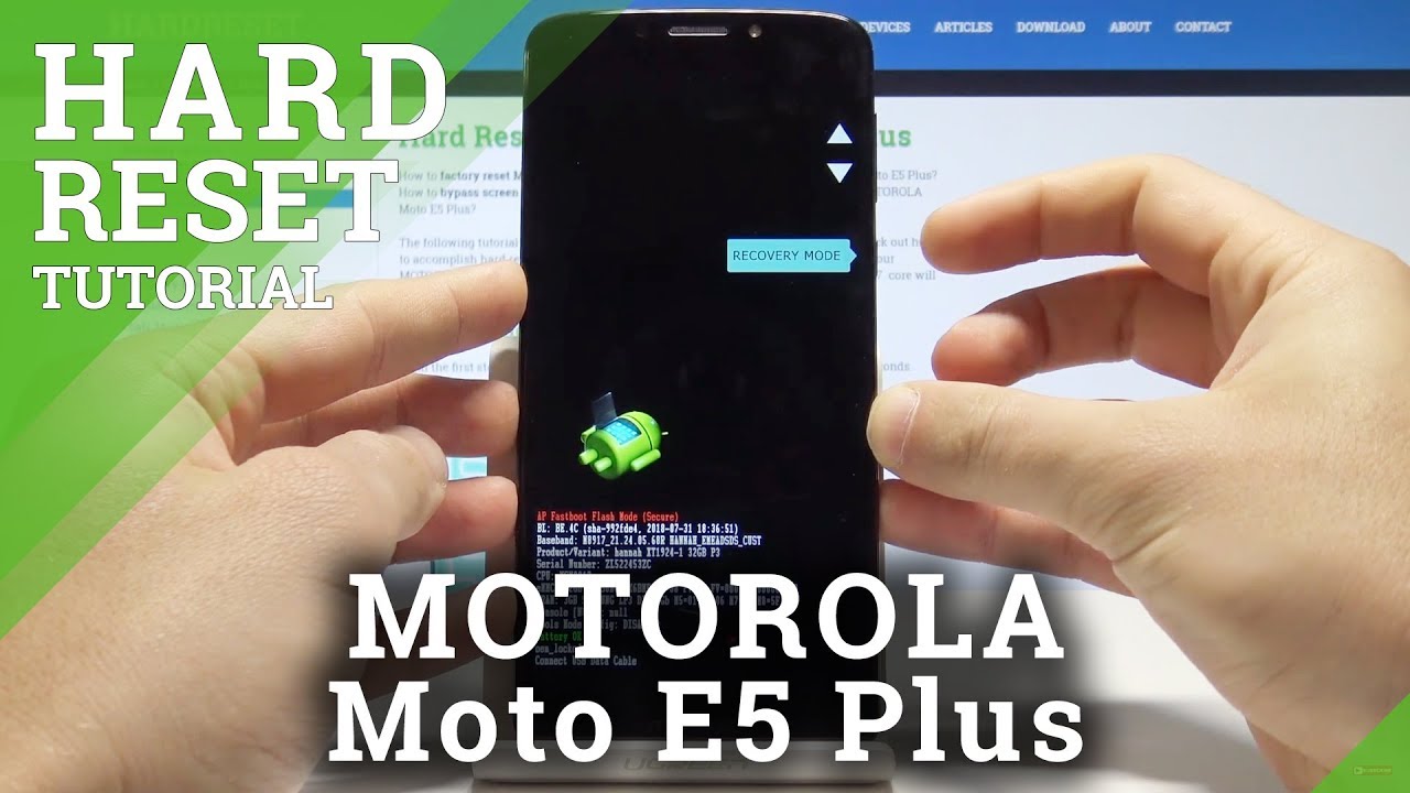 How To Unlock Moto E5 Without Password