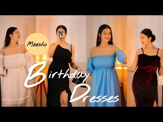 MEESHO Birthday/Party Dresses Haul| Meesho Maxi, midi,floral summer party  dresses Haul | Meesho Haul - YouTube