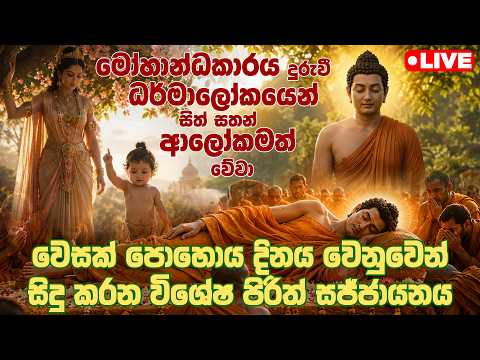 🔴 Live | වෙසක් පොහොය දින විශේෂ පිරිත් සජ්ජායනය | Pirith | Seth Pirith | Dahami Desawana