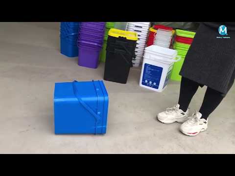 How to choose a solid plastic square buckets pails with lids and handle