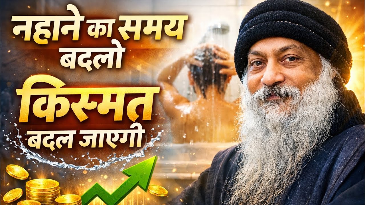 नहाने का समय बदलो किस्मत बदल जाएगीOsho Inspired Speech in hindi 