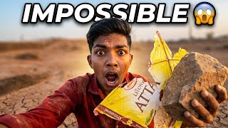 उड़ती पतंग को पत्थर मारकर फाड़ दिया 😱 - Real Life Kite Hunting Challenge 💥