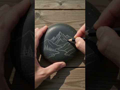 painting on stone 😄 🪨