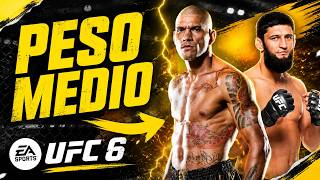 UFC 6 Peso Medio: ¿Cuáles son los mejores Atributos?