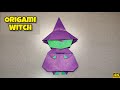 Origami Witch | Halloween Origami | Origami tutorial | Paper craft