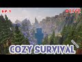🔴 Cozy Minecraft Survival |play along| modded minecraft