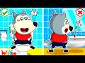 Wolfoo's Bathroom Mistake! Potty Training for Kids! Cartoons For Kids | Wolfoo Family