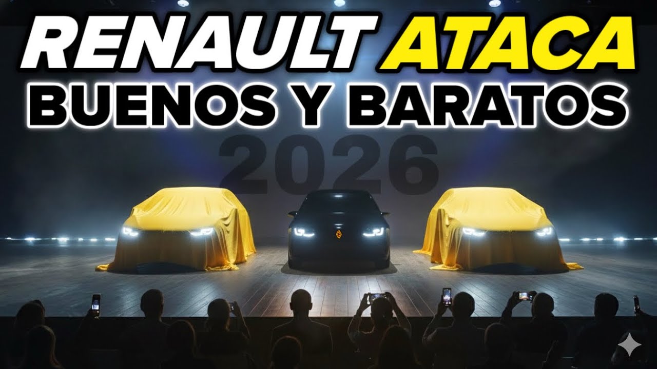 😱 ¡CONFIRMADO! Los AUTOS Renault 2026 que HUMILLAN a Toyota y a las marcas chinas