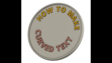 OnShape: Curved Text
