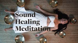 Sound Healing Meditation with Tibetan Singing Bowls  Part 2