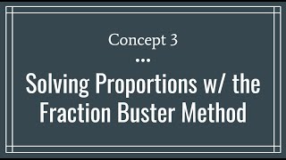 2.) The  Fraction Buster Method