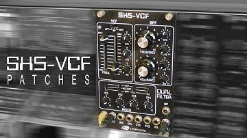 SH5-VCF Dual Filter Patches + Sounds [Demo #2]
