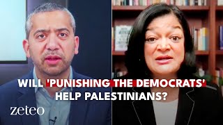 Trump "will give Netanyahu a blank check": Rep. Jayapal argues Kamala Harris CAN be swayed on Gaza