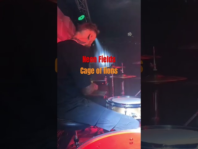 Neon Fields - Cage Of Lions (live) #drummer #music #live #drumcam