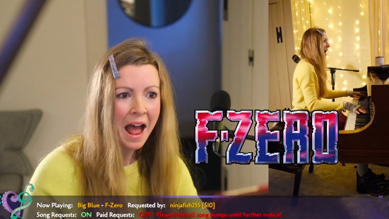 First Time Playing Big Blue from F-Zero on Piano!