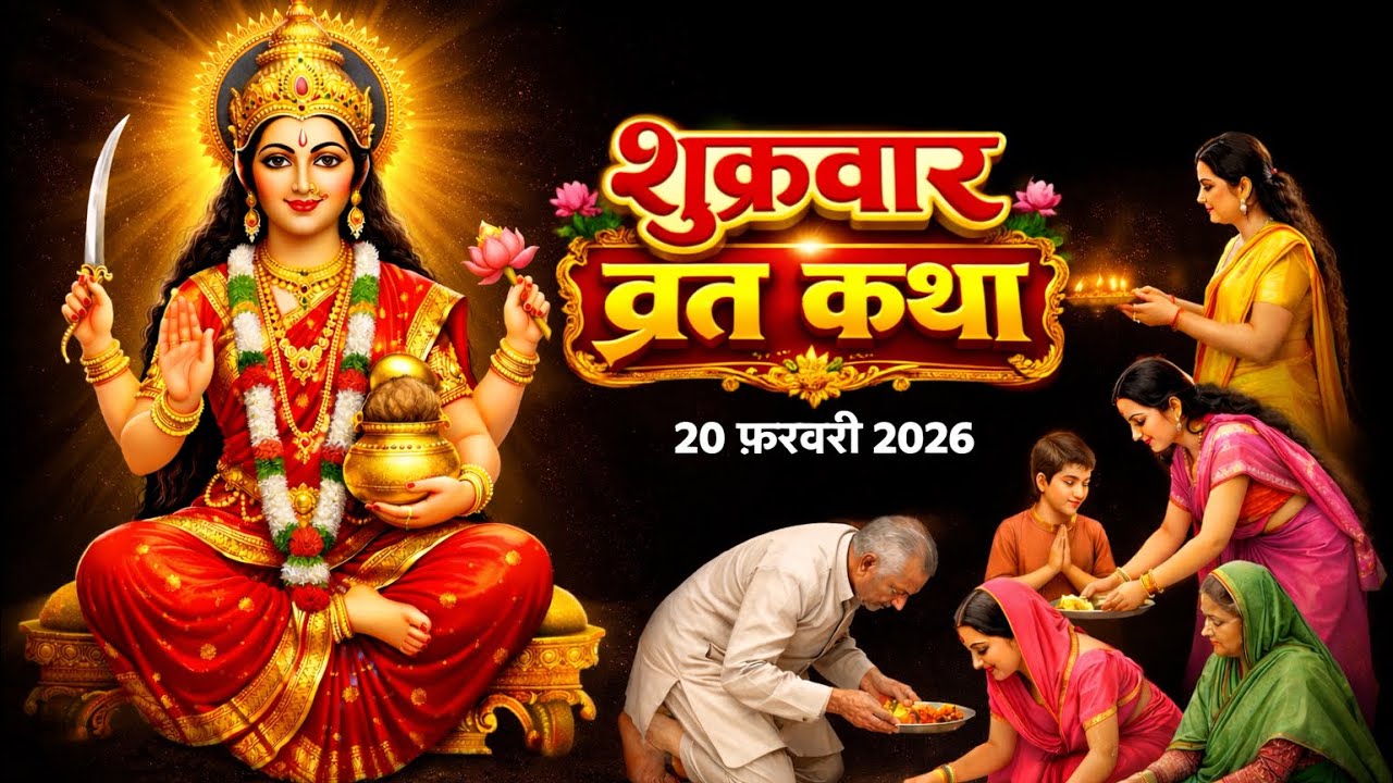 शुक्रवार व्रत कथा | 20 फरवरी 2026 | आज के दिन अवश्य सुनें इस कथा को!