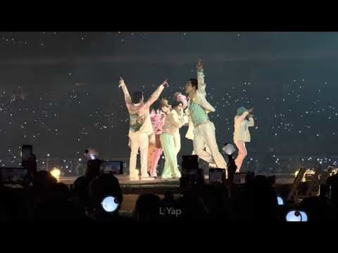BTS & Megan Thee Stallion - BUTTER Fancam @ Permission to Dance SoFi Stadium LA Day 2 (11/28/21)