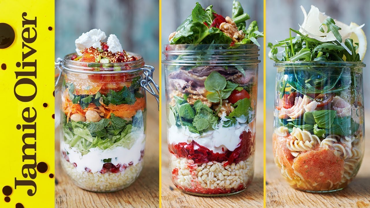 Salad in a Jar  Easy and Healthy Work Lunch Ideas