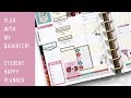 My daughter takes over my channel! // Heather's First Plan With Me // Classic Student Happy Planner