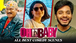 Oh Baby Hindi Dubbed Movie All Best Comedy Scenes | Samantha Funny Moments 😃😂🤣