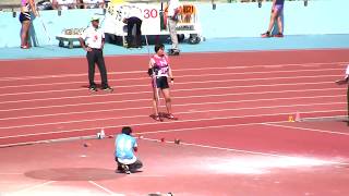 20180908 第87回 日本インカレ 女子やり投 北口榛花 1回目 52m83