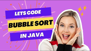 Bubble Sort Java Live Code With Big O Time Complexity