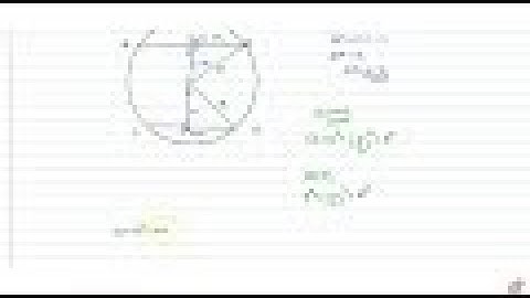 Two chords AB and CD of lengths 5 cm and 11 cm respectively of a circle are parallel to each oth...