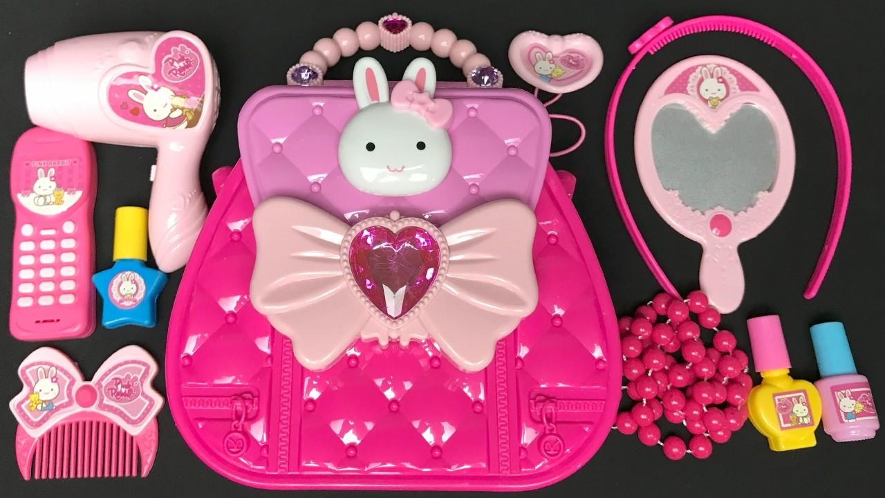 Pink Rabbit Beauty Set Satisfying with Unboxing Compilation Toys ASMR ...
