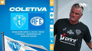 #PapãoTV: COLETIVA PÓS JOGO DO TÉCNICO MAZOLA JÚNIOR  (PAYSANDU 1X0 INTER DE LIMEIRA) - AO VIVO