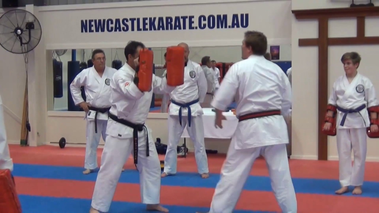 Newcastle Karate Adults class YouTube