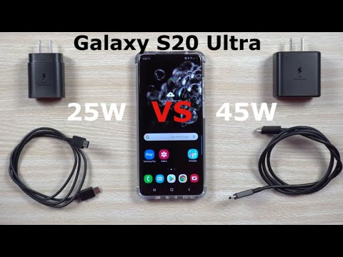 Galaxy S20 Ultra - 25W vs 45W | What Will Happen?