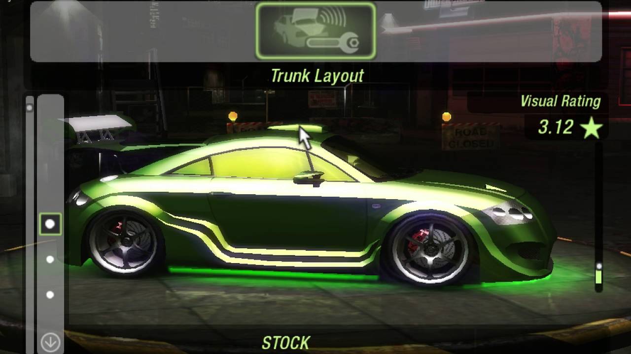 Nfs underground 2 настройки audi tt